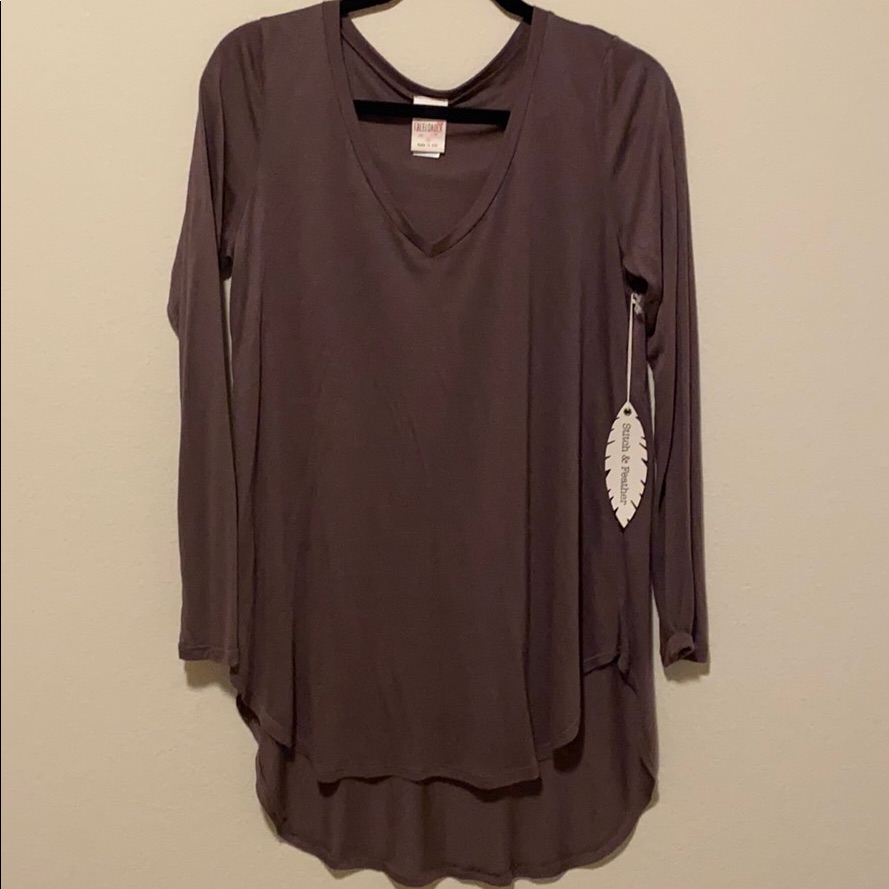 Nwt Grey/Brown Tunic